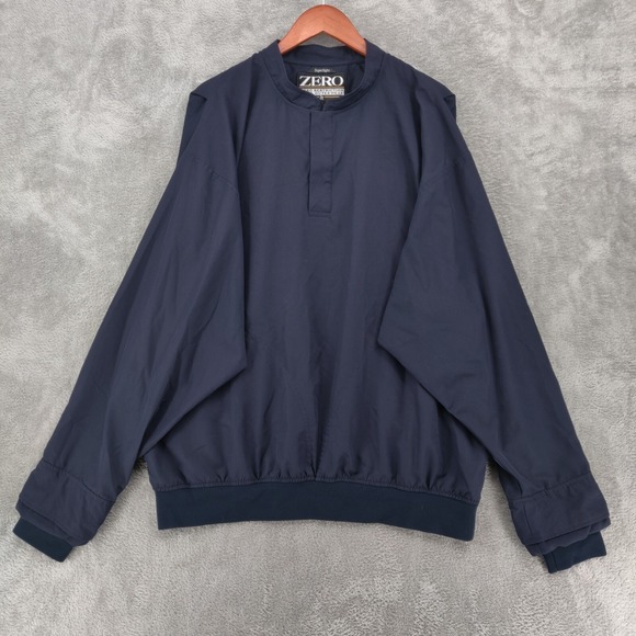 zero restriction Other - Zero Restriction Pullover Jacket Mens XL Blue Golf Windbreaker Super Light